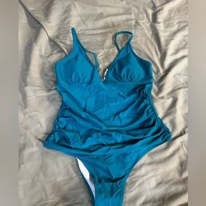 Teal Cupshe One Piece